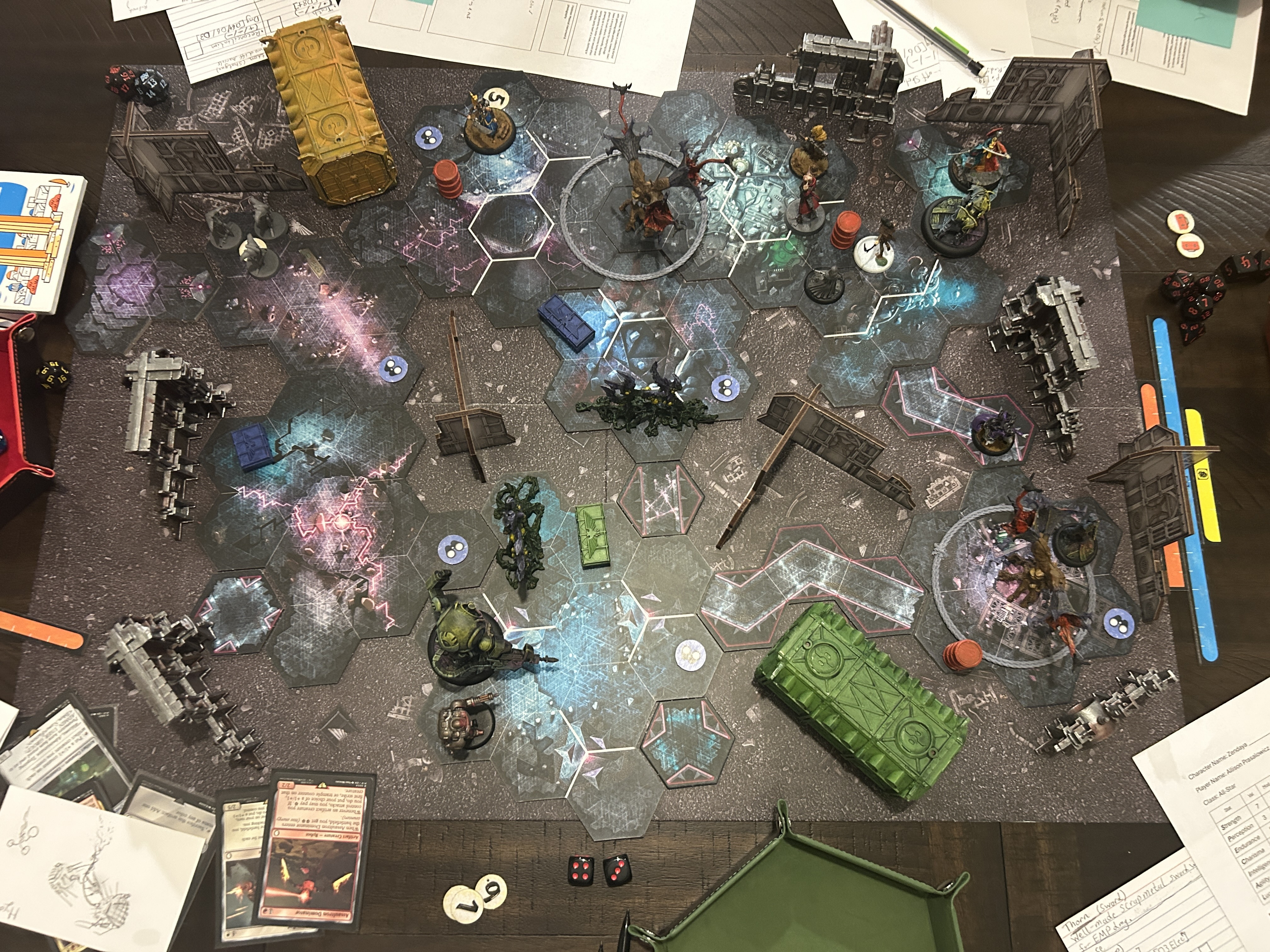 The hospital fight on tabletop